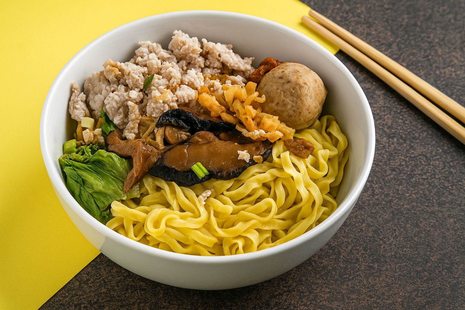 Bukit Merah View Fishball Minced Meat Noodle: A Straightforward Hawker Staple