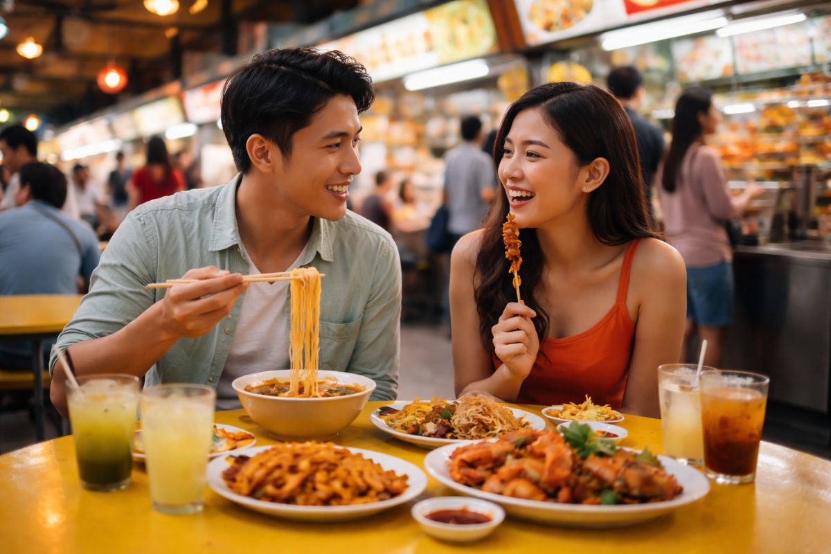 Hawker Date Etiquette in Singapore for First Timers